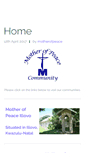 Mobile Screenshot of motherofpeace.org.za
